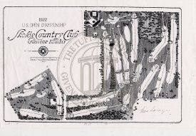 Layout used for 1922 U.S. Open