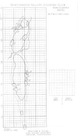 William S. Flynn drawing of Hole#14